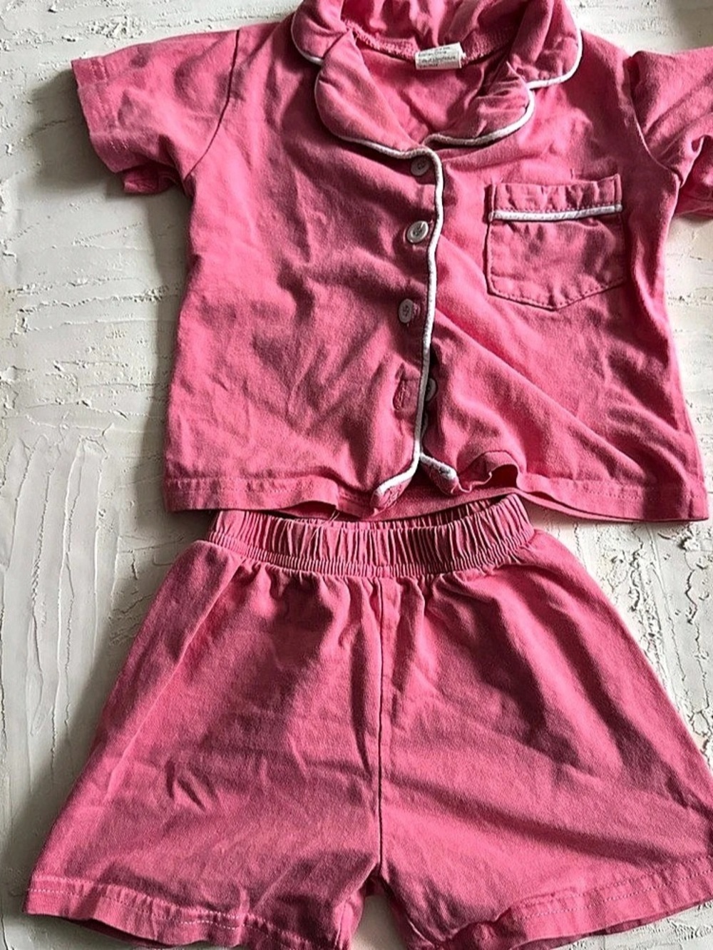 Pink Pajama Short Set